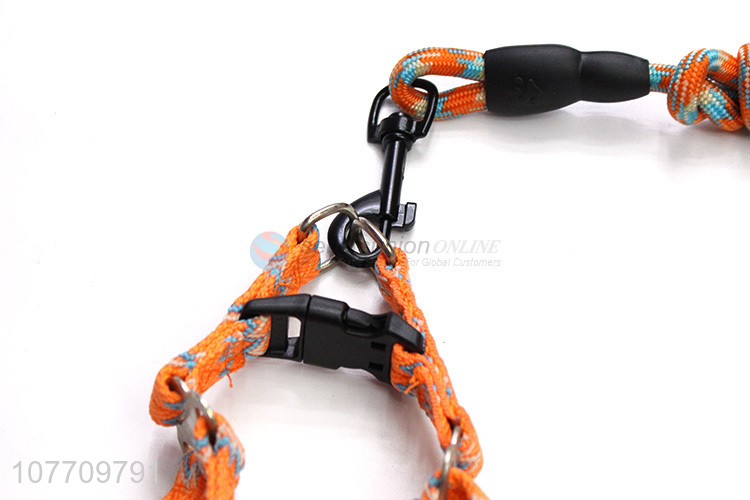 Popular product heavy duty pets dogs leash with vented vest harness