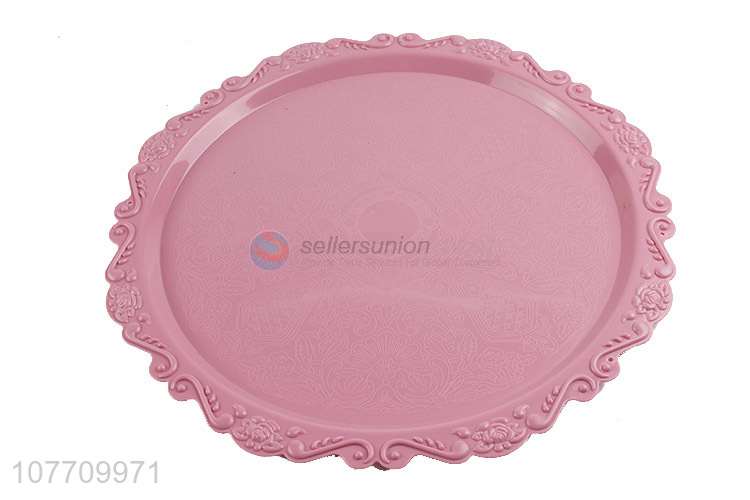 Retro decorative cake tray cake box with portable lid