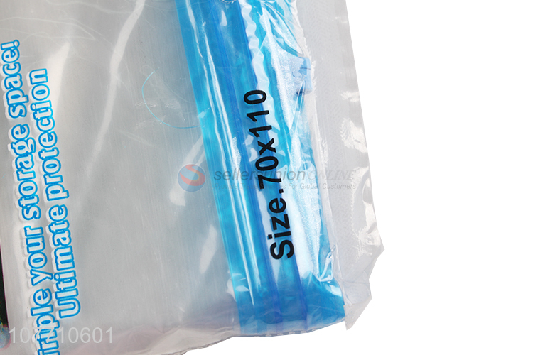 Low price completely clear pp material vacuum compression bag