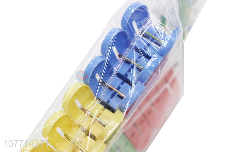 Factory Wholesale 12 Pieces Plastic Clips Clothes Peg Set