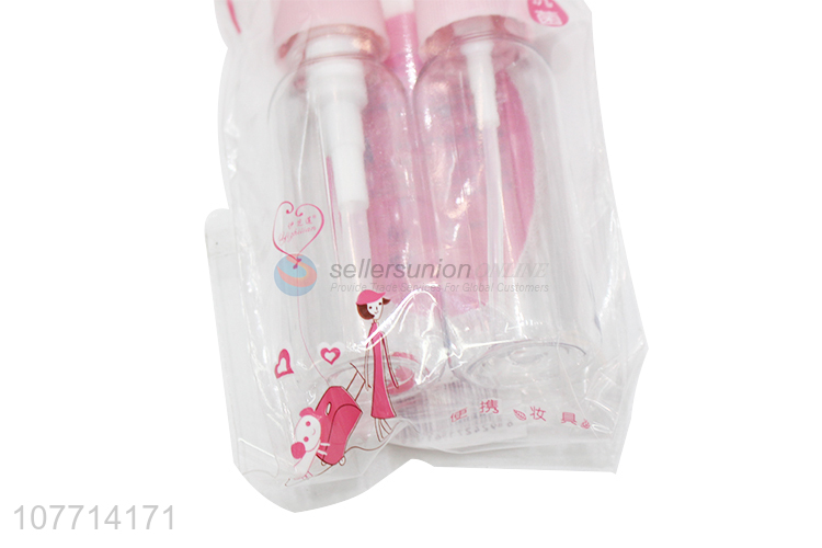 High Quality Empty Cosmetic Packaging Bottle Pump Spray Bottles Set