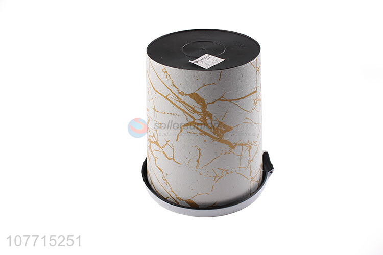 Good Price Round Trash Bin Plastic Garbage Bin For Room And Kitchen