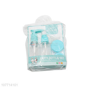 Travel Split Bottle Plastic Empty Bottle Set For Skin Care Products