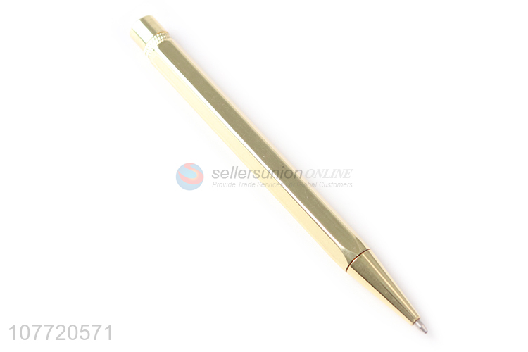 Excellent quality gold rotating heavy metal ball pens for office