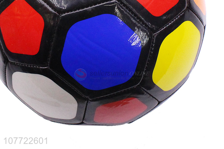 Unique design No. 5 ball color honeycomb laminated football