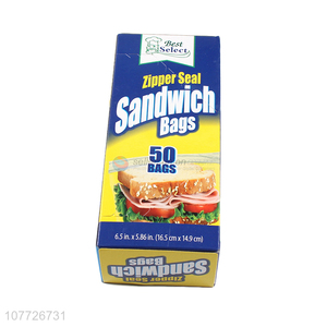 Good selling zipper seal sandwich bags with cheap price