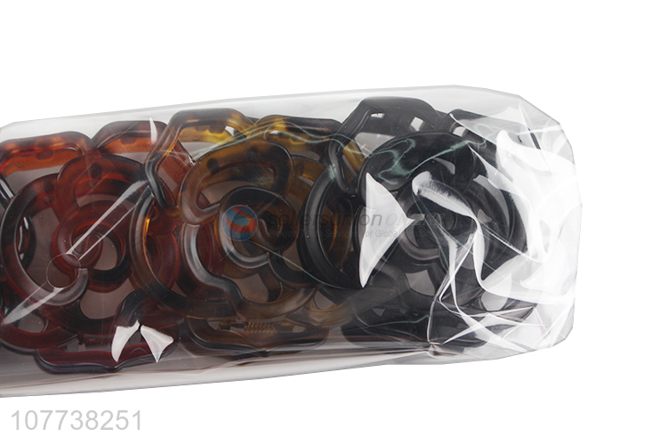 Hot Sale Flower Shape Plastic Claw Clip Cheap Hair Clip