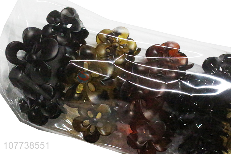 Best Quality Flower Design Plastic Hair Claw Clip Cheap Hairpin