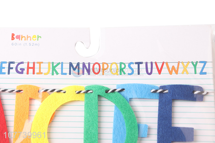 High quality holiday birthday party English alphabet background decoration strip