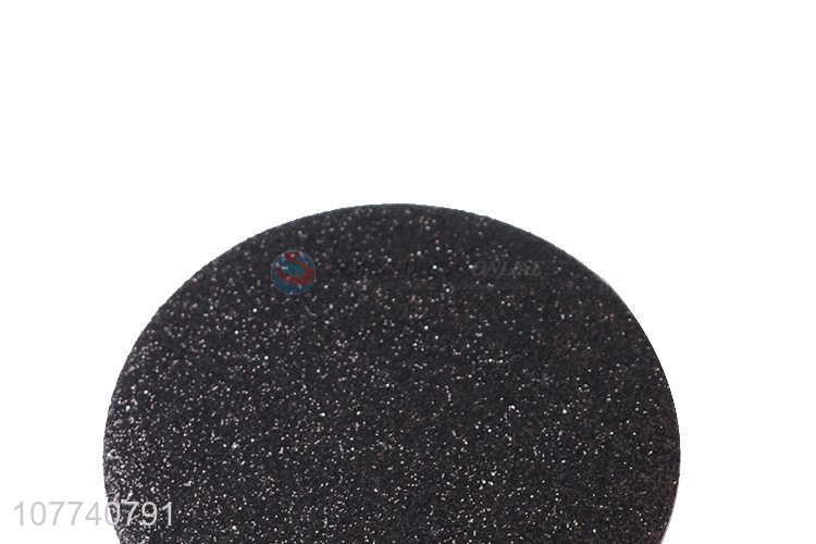 New arrival round glitter makeup mirror compact mirror pocket mirror