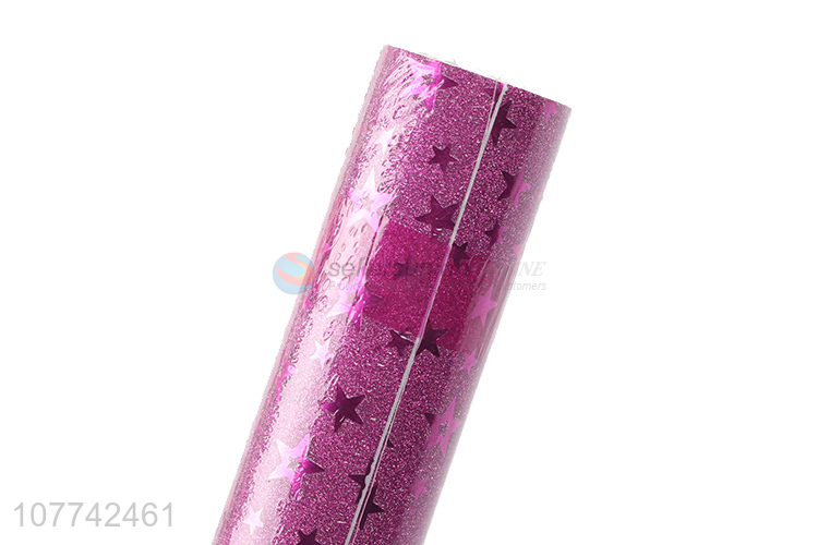 Hot sale pink decorative stickers party window wall decoration film