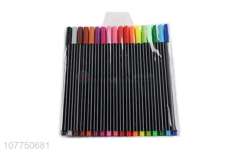 High quality 18 colors fine liner pen waterproof marker