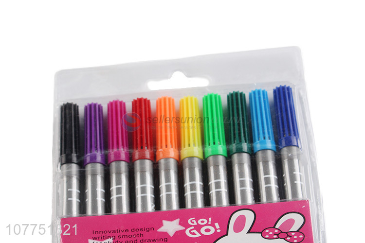 Hot selling 10 colors double-ended water color pens for kids