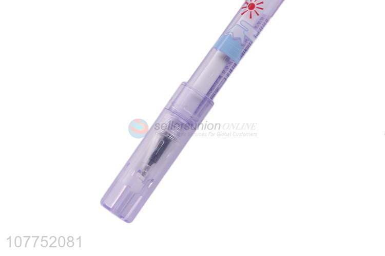 New arrival cartoon sequin gel ink pen kawaii cartoon gel pens