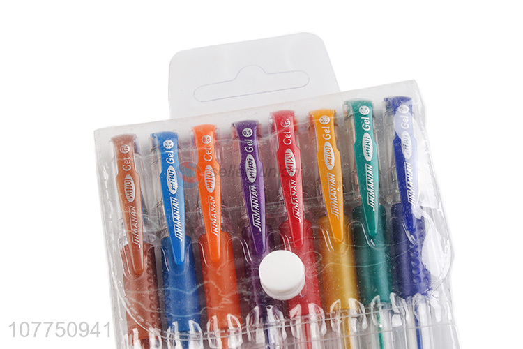 New arrival 8 colors gel ink pen coloring scented gel pens