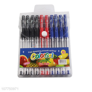 Good sale office school stationery set colored gel ink pen set