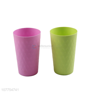 Modern Style Plastic Water Cup Colorful Drinking Cup Juice Cup