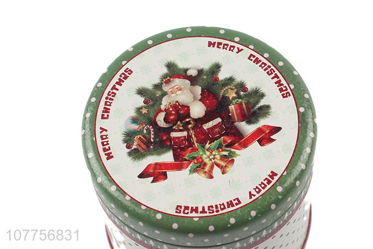 Hot Sale Christmas Gift Box Candy Jar Tin Box