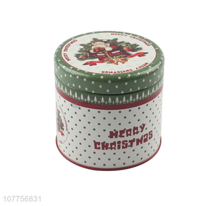 Hot Sale Christmas Gift Box Candy Jar Tin Box