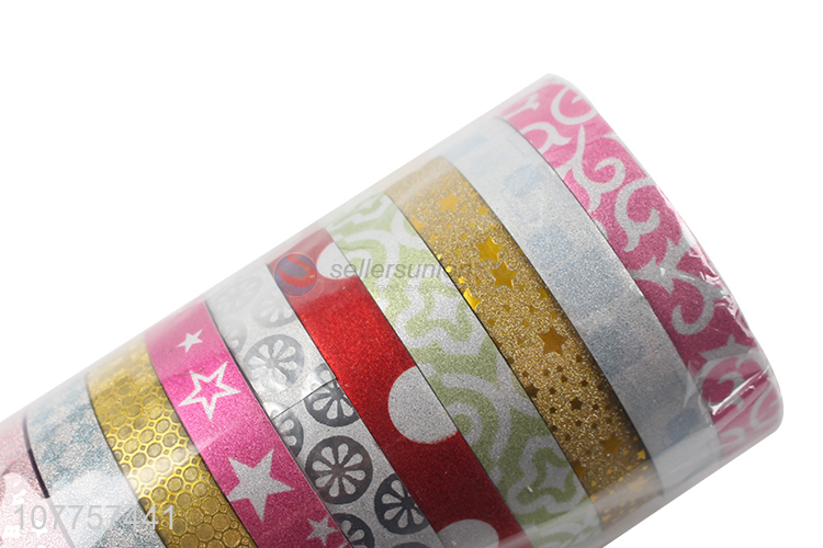 New product colourful adhesive tape with cute pattern