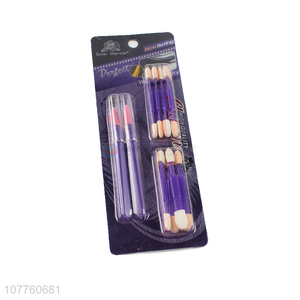 Good Quality 10 Pieces <em>Lip</em> <em>Gloss</em> Eye Shadow Makeup Brush Set