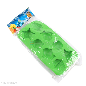 Hot sale sea animal shape silicone ice cube tray ice block mold