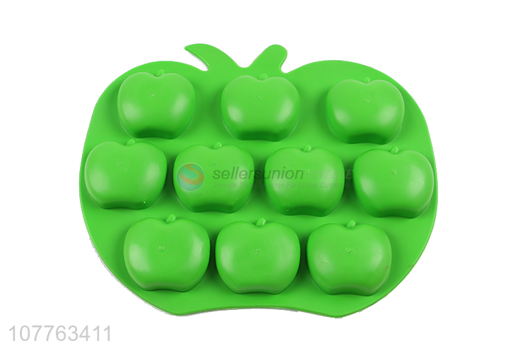 Hot products apple shape silicone ice cube mould ice block mold