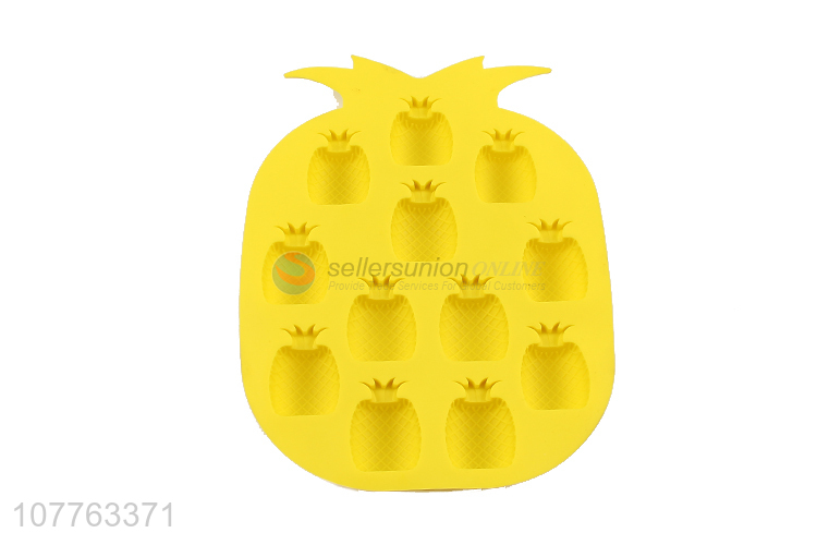 Best selling pineapple shape silicone ice cube mould ice block mold