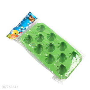 Good quality apple shape silicone ice cube mould ice block mold