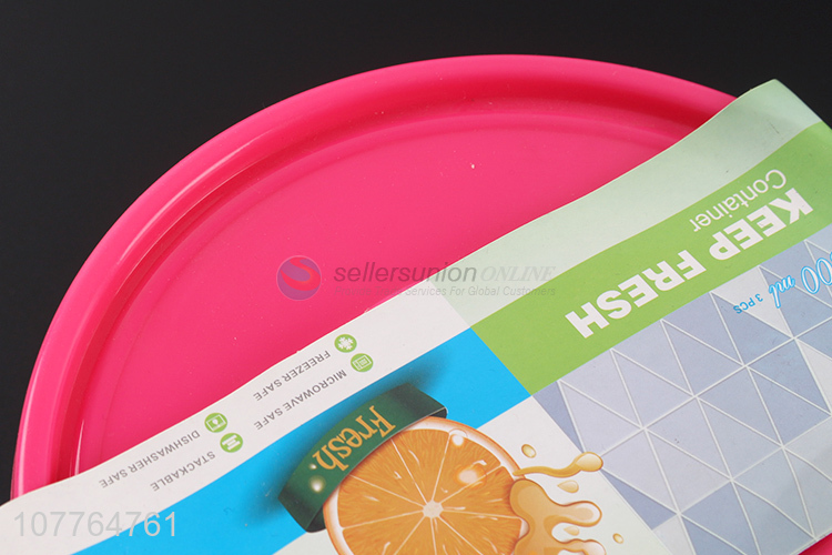 Wholesale 3 pieces kitchen food containers food grade preservation box set