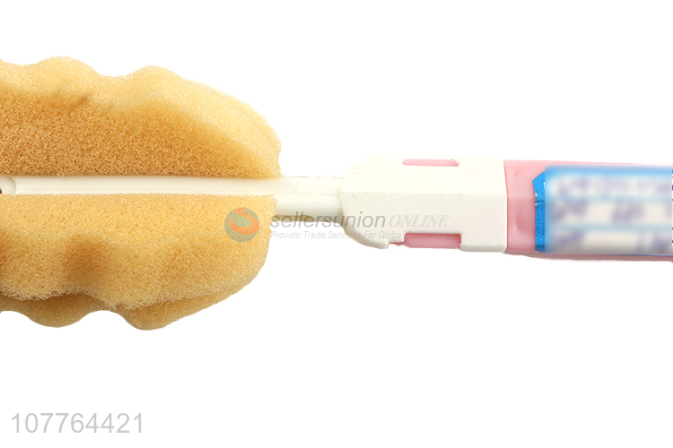 Wholesale long handle baby bottle cleaning brush cup sponge brush