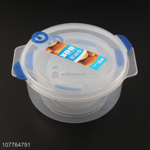 Most popular 3 pieces transparent preservation box food container set