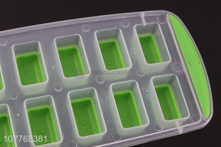 Wholesale cuboid shape silicone ice cube tray ice block mold
