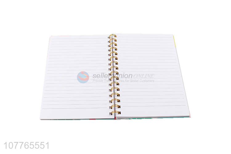 Fashion Printing Cover Paper Notebook Coil Notebook