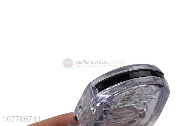 New design transparent plastic portable eyelash curler curler