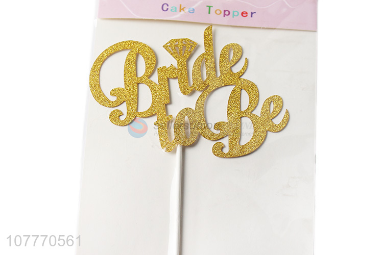 High quality letter cake toppers  for wedding party decor