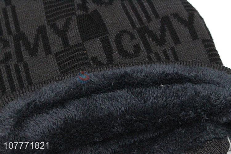 Hot sale embroidery knitted hat windproof sports knitted hat
