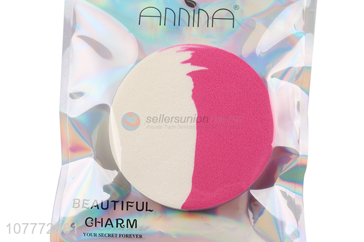 Popular product round cosmetic makeup powder puff