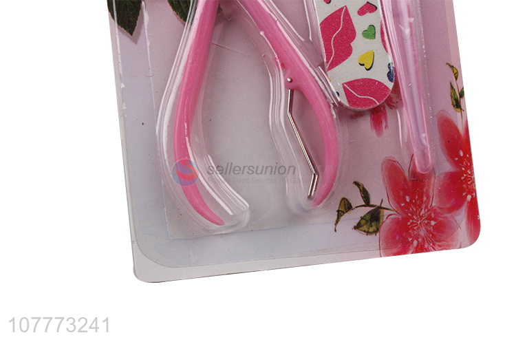 Factory price 5 pieces manicure pedicure set nail clipper nail scissors set