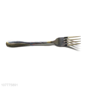 Best Quality Gold-Plated Dinner Fork Fashion Salad Fork