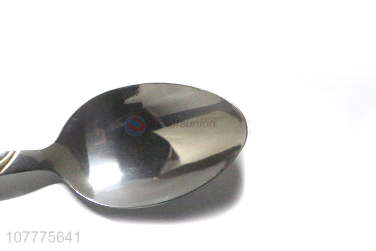 New Style Stainless Steel Dinner Spoon Cheap Soup Spoon