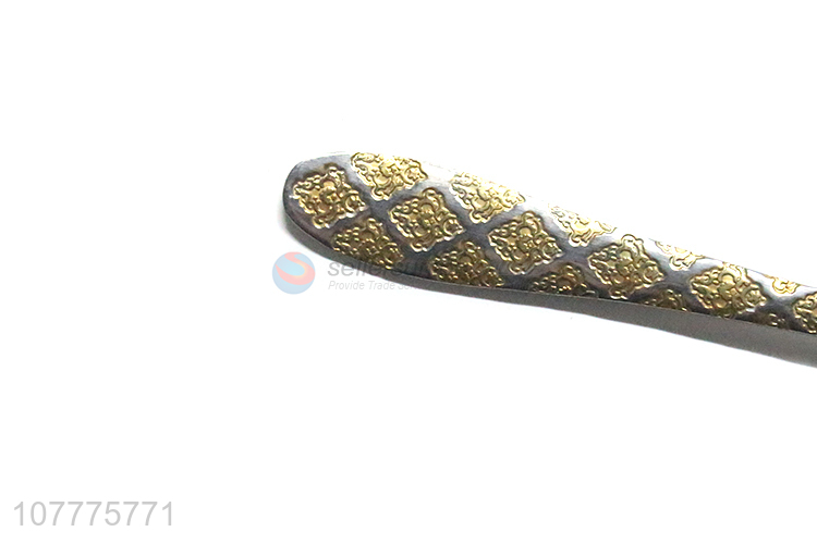 Top Quality Fashion Gold-Plated Stainless Steel Dinner Spoon
