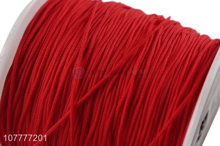 Hot sale 5mm red string diy handmade pendant rope jewelry accessories