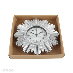 Best selling high-end plastic wall clock hanging clock for vestibule decor