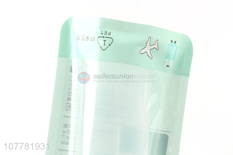 Eco-friendly cosmetic packaging travel bottle set