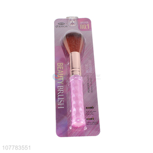 Wholesale cosmetic makeup brush blush brush with diamond handle