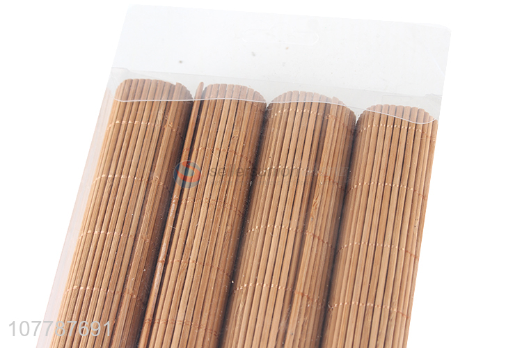Simple design bamboo coffee table placemat tea coaster four-piece set