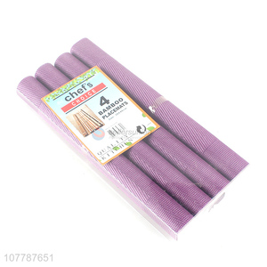 Factory wholesale Household PVC Bowl Mat Teslin Placemat