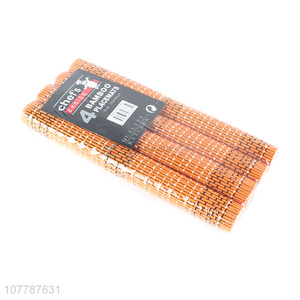 New fashion design orange placemat bamboo potholder coaster