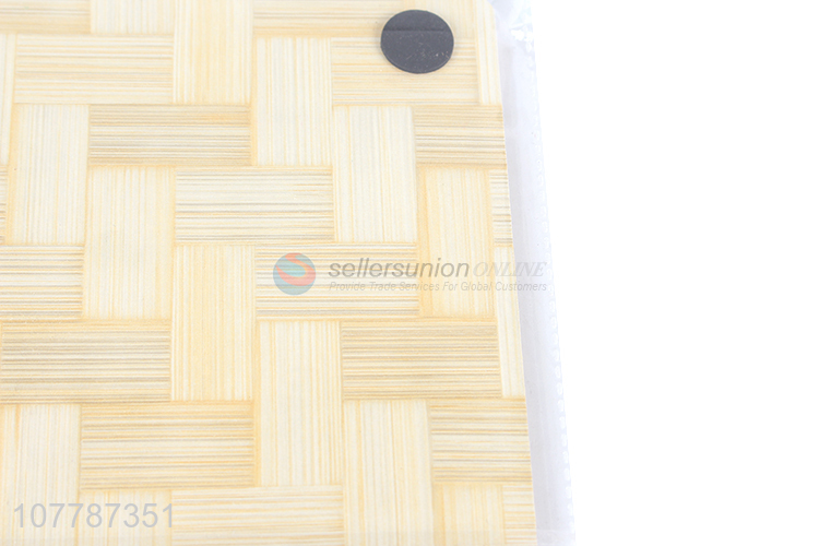 New Arrival Square Wood Printed Bowl Mat Dining Table Potholder